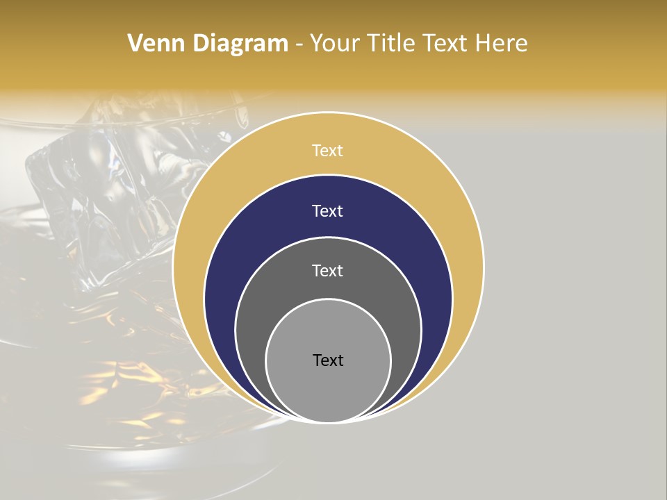 Cube Single Drink PowerPoint Template