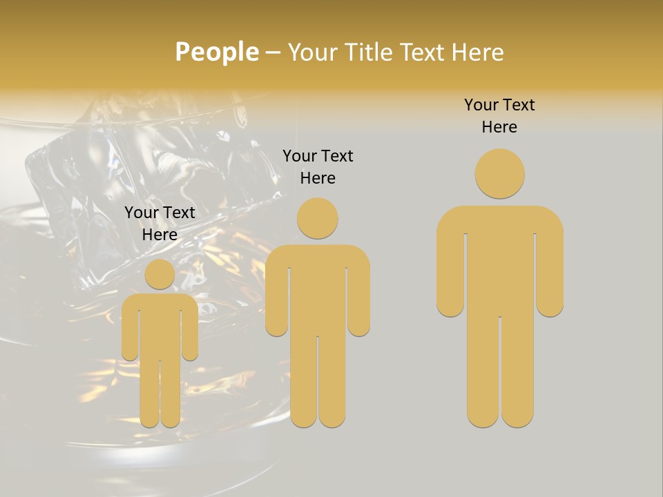 Cube Single Drink PowerPoint Template