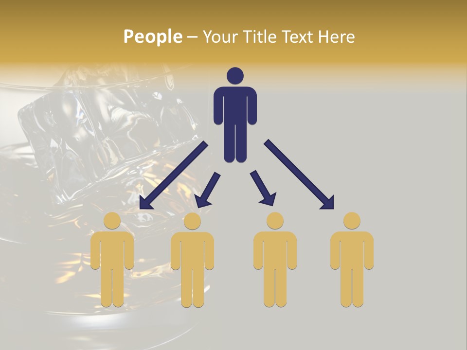 Cube Single Drink PowerPoint Template