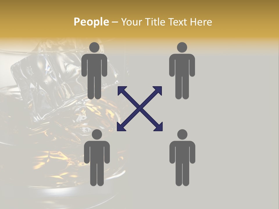 Cube Single Drink PowerPoint Template