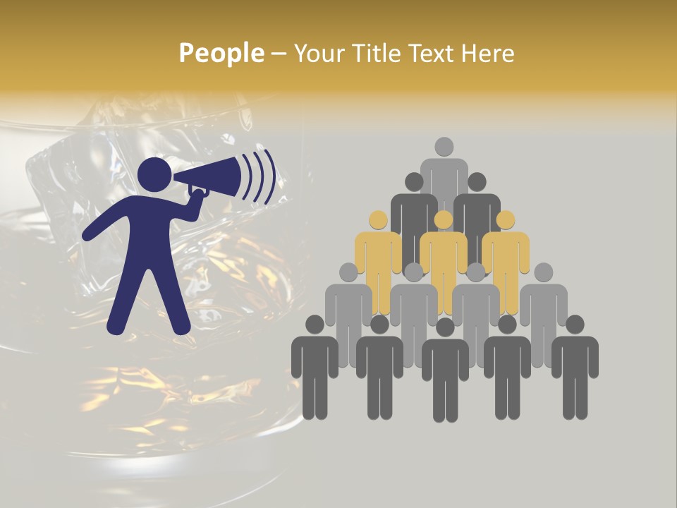 Cube Single Drink PowerPoint Template