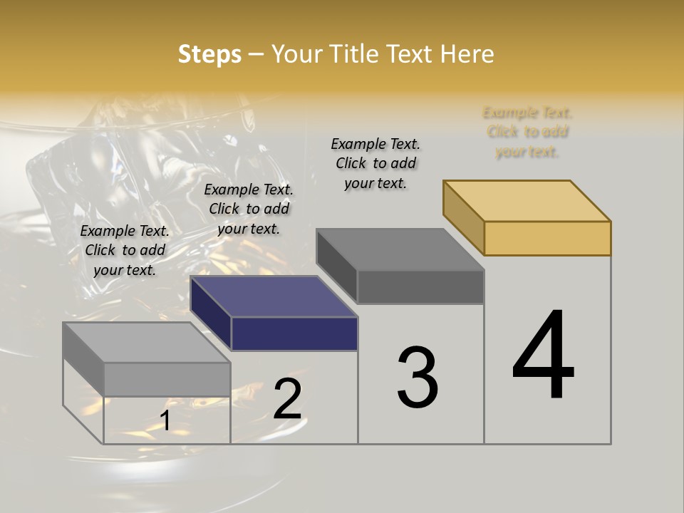 Cube Single Drink PowerPoint Template
