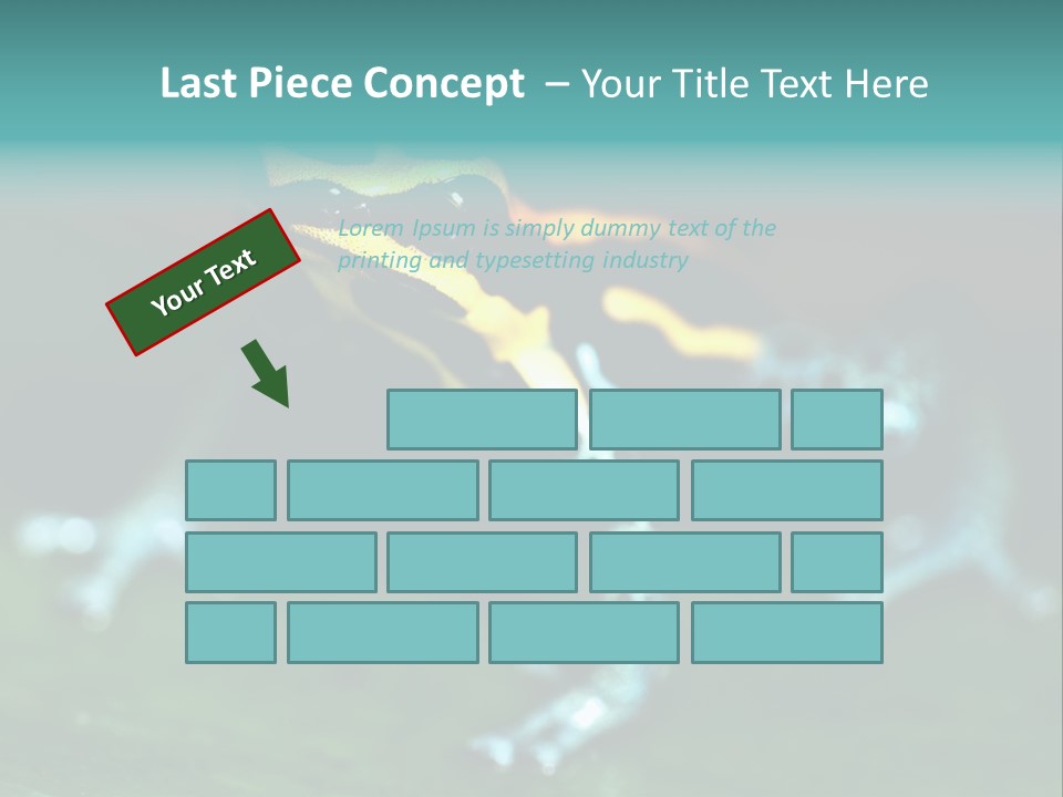 Black Colorful Amphibian PowerPoint Template