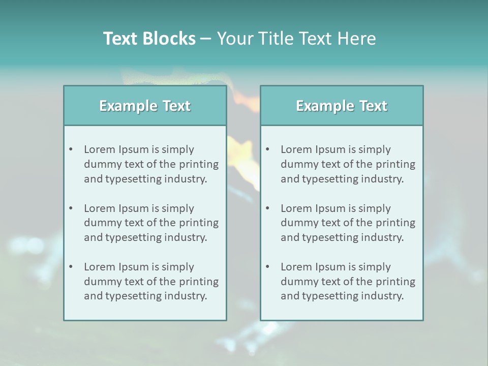 Black Colorful Amphibian PowerPoint Template