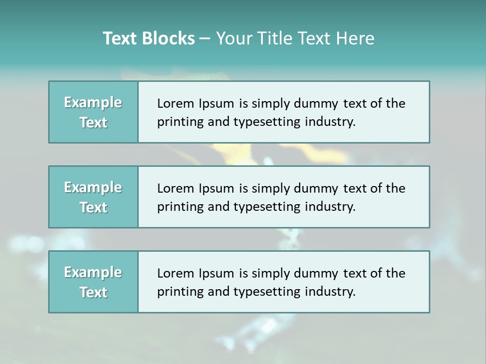 Black Colorful Amphibian PowerPoint Template