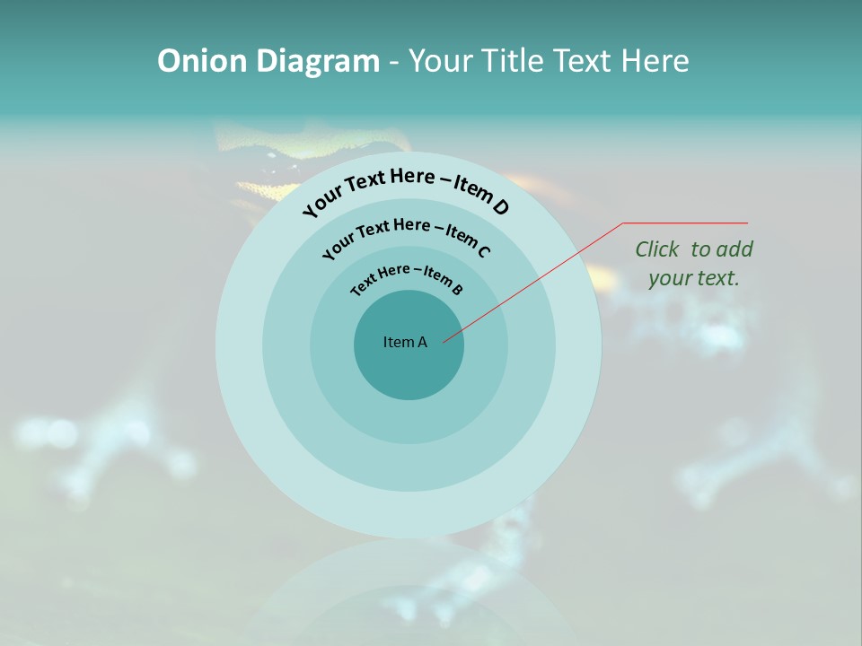 Black Colorful Amphibian PowerPoint Template