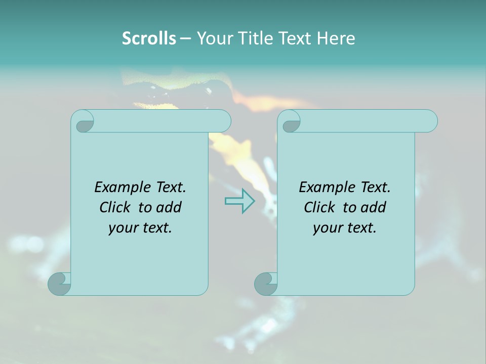 Black Colorful Amphibian PowerPoint Template