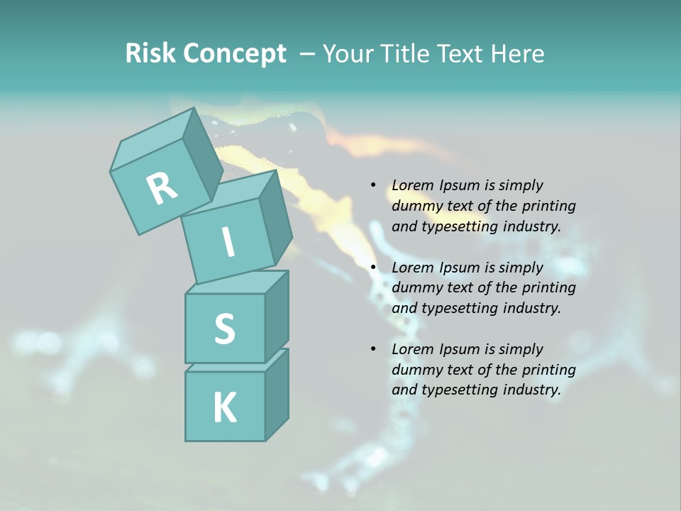 Black Colorful Amphibian PowerPoint Template