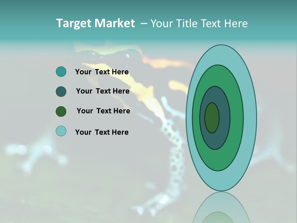 Black Colorful Amphibian PowerPoint Template