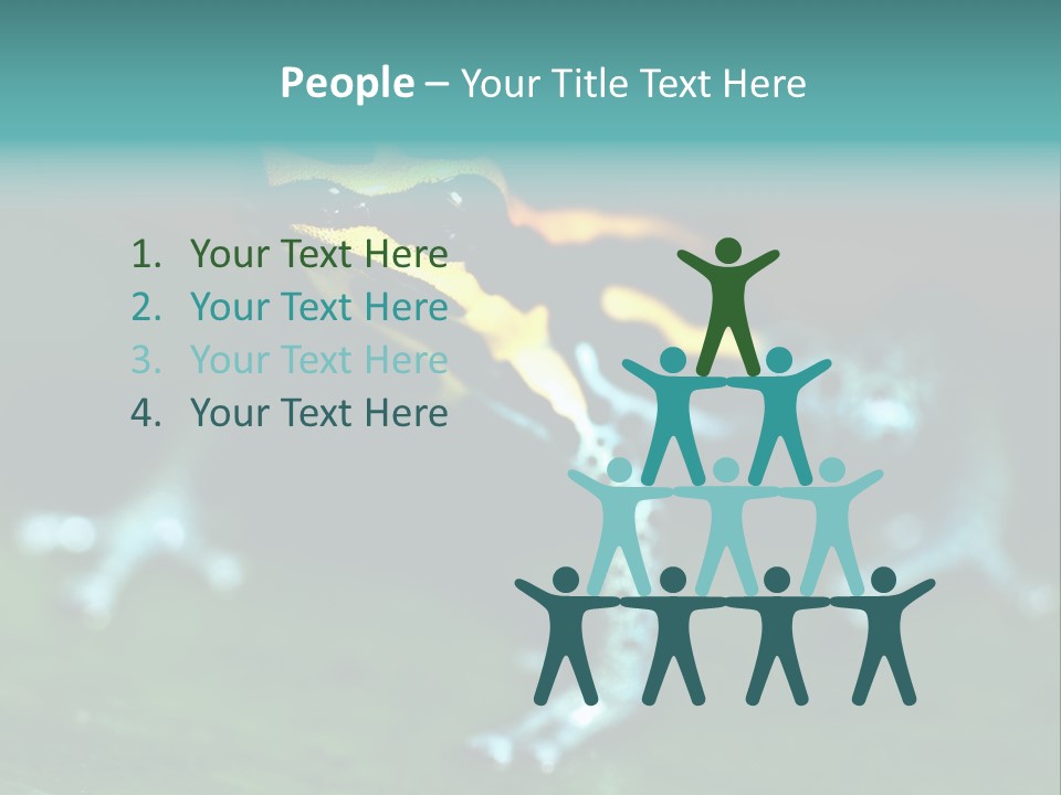 Black Colorful Amphibian PowerPoint Template