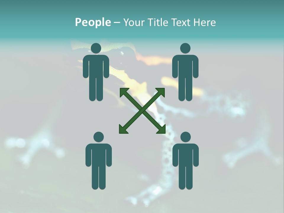 Black Colorful Amphibian PowerPoint Template