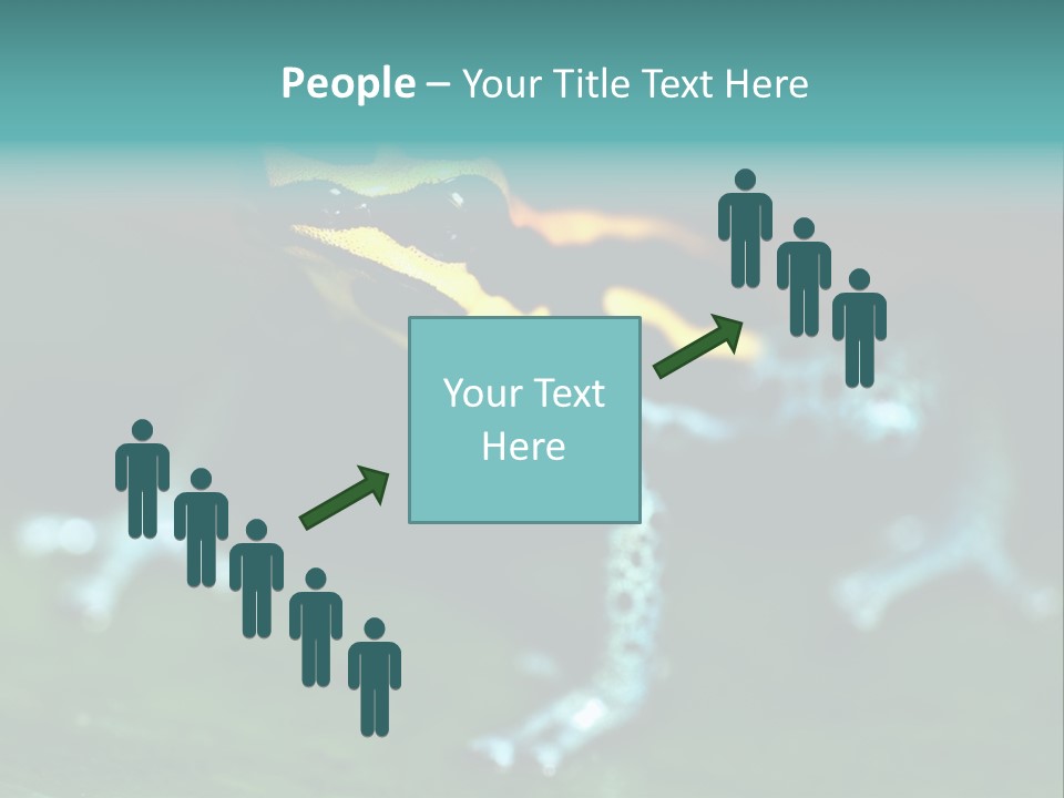 Black Colorful Amphibian PowerPoint Template