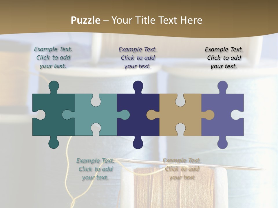 Multiple Spool Tiny PowerPoint Template