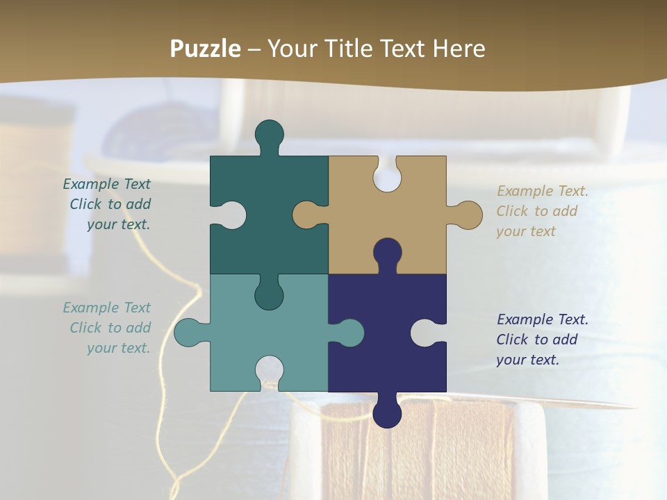 Multiple Spool Tiny PowerPoint Template