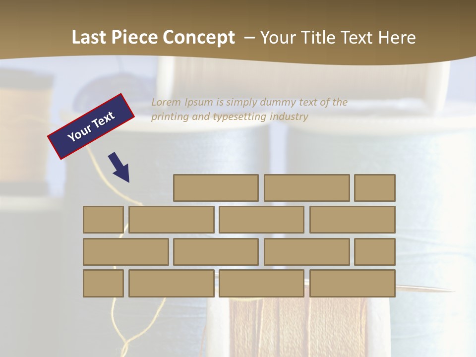 Multiple Spool Tiny PowerPoint Template