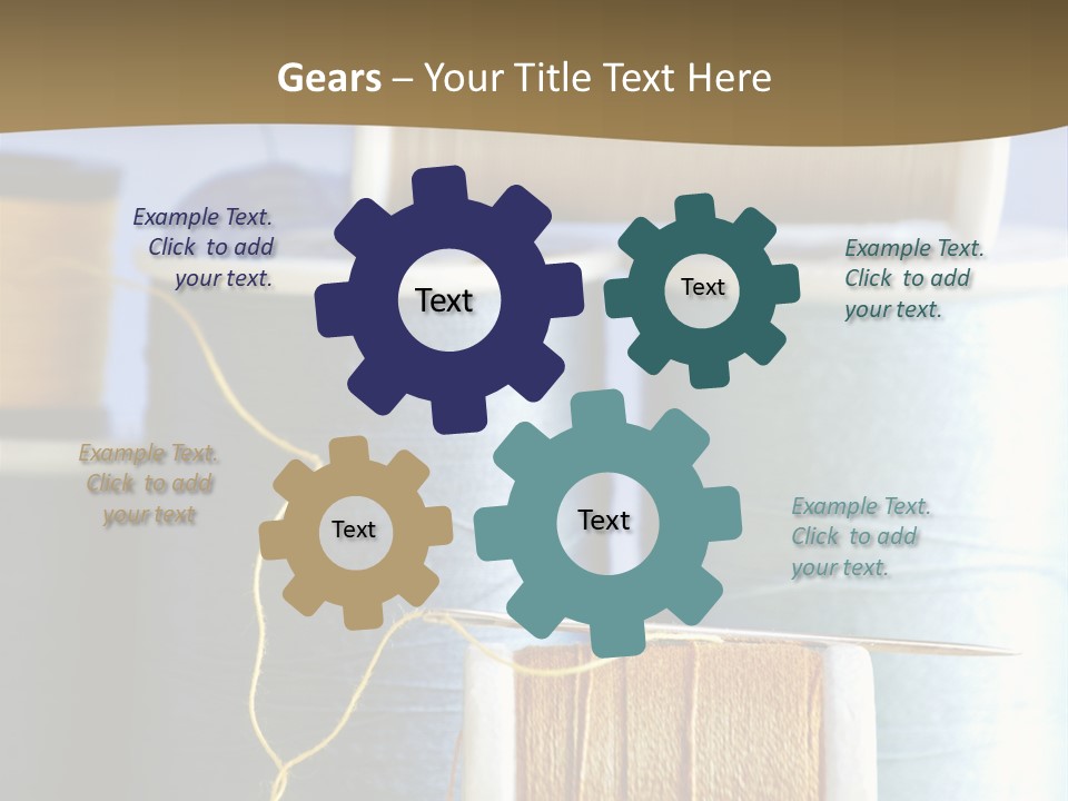 Multiple Spool Tiny PowerPoint Template