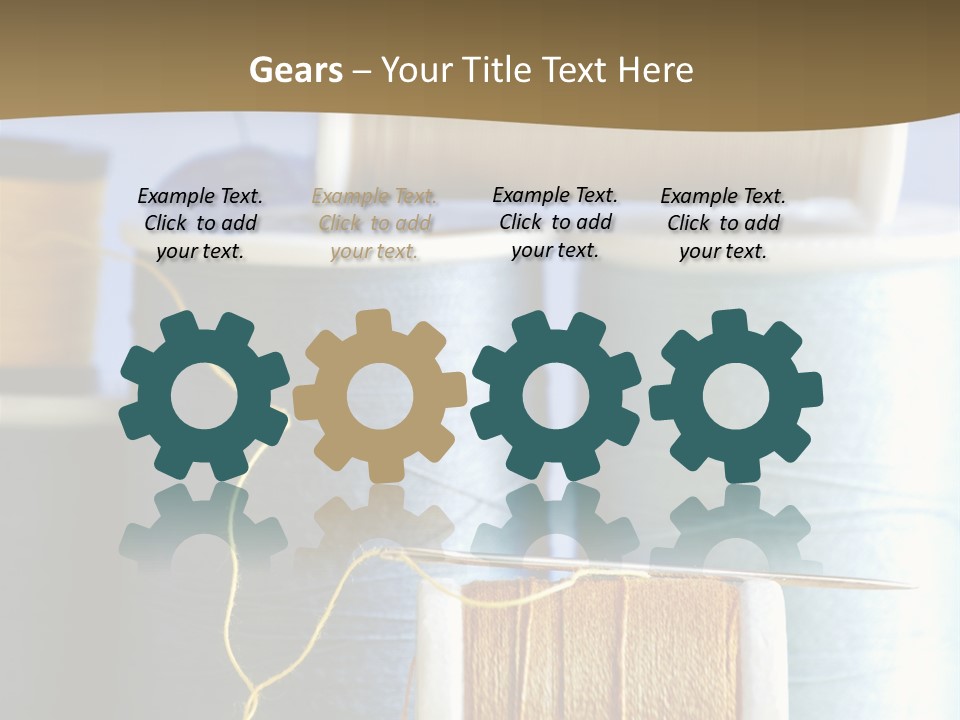 Multiple Spool Tiny PowerPoint Template