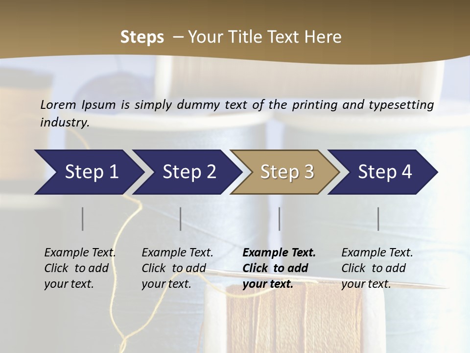 Multiple Spool Tiny PowerPoint Template