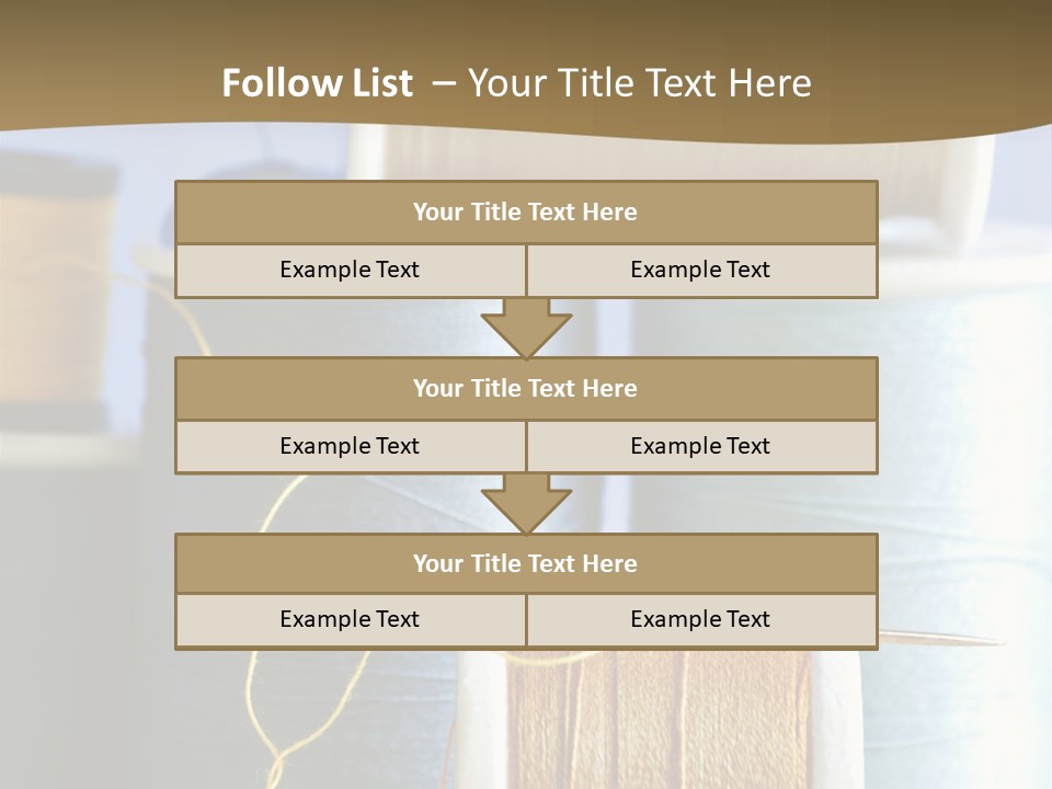 Multiple Spool Tiny PowerPoint Template