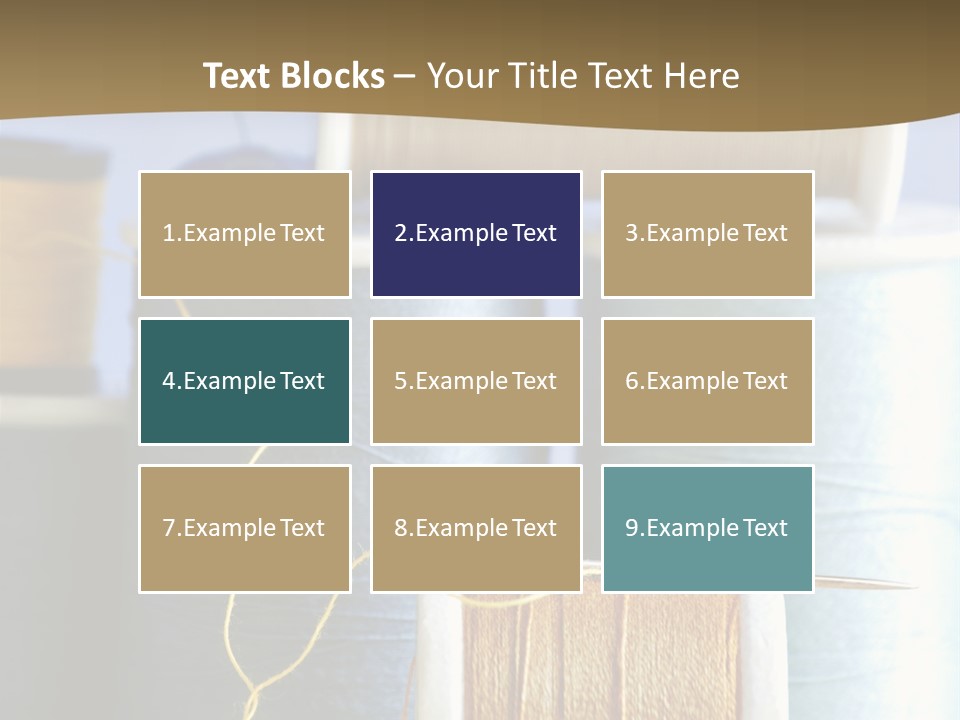 Multiple Spool Tiny PowerPoint Template