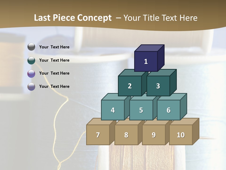Multiple Spool Tiny PowerPoint Template