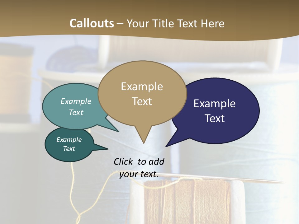 Multiple Spool Tiny PowerPoint Template