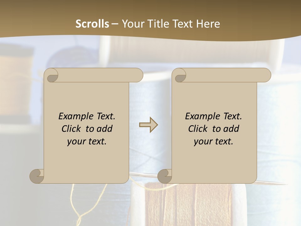 Multiple Spool Tiny PowerPoint Template
