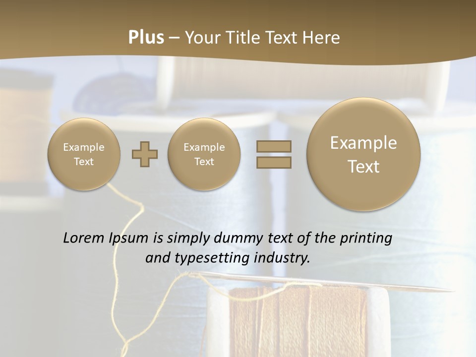 Multiple Spool Tiny PowerPoint Template