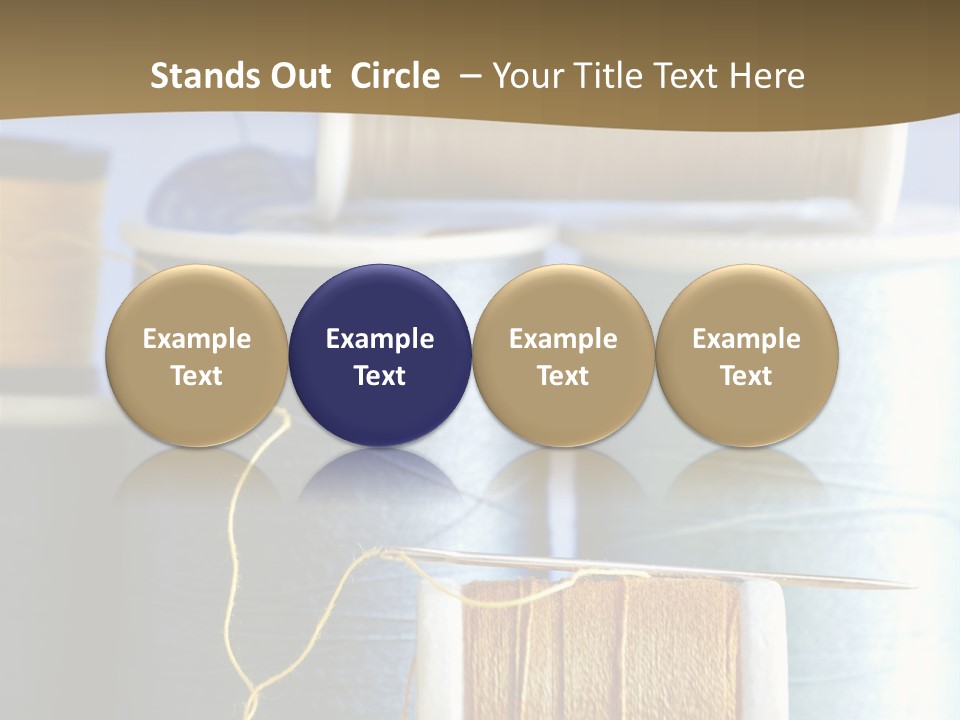 Multiple Spool Tiny PowerPoint Template