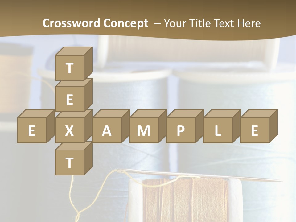 Multiple Spool Tiny PowerPoint Template