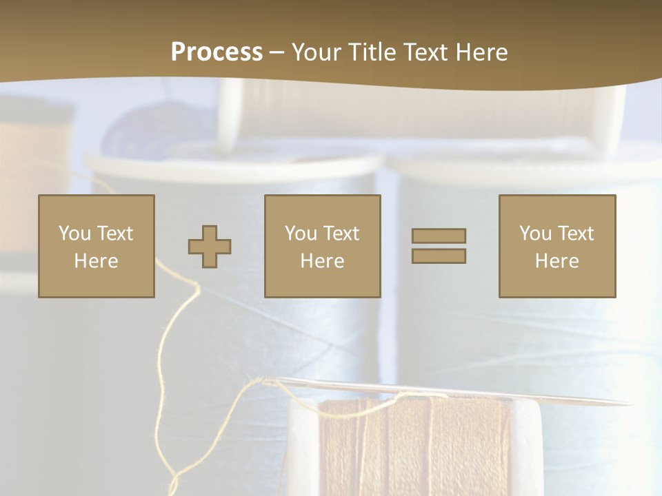 Multiple Spool Tiny PowerPoint Template