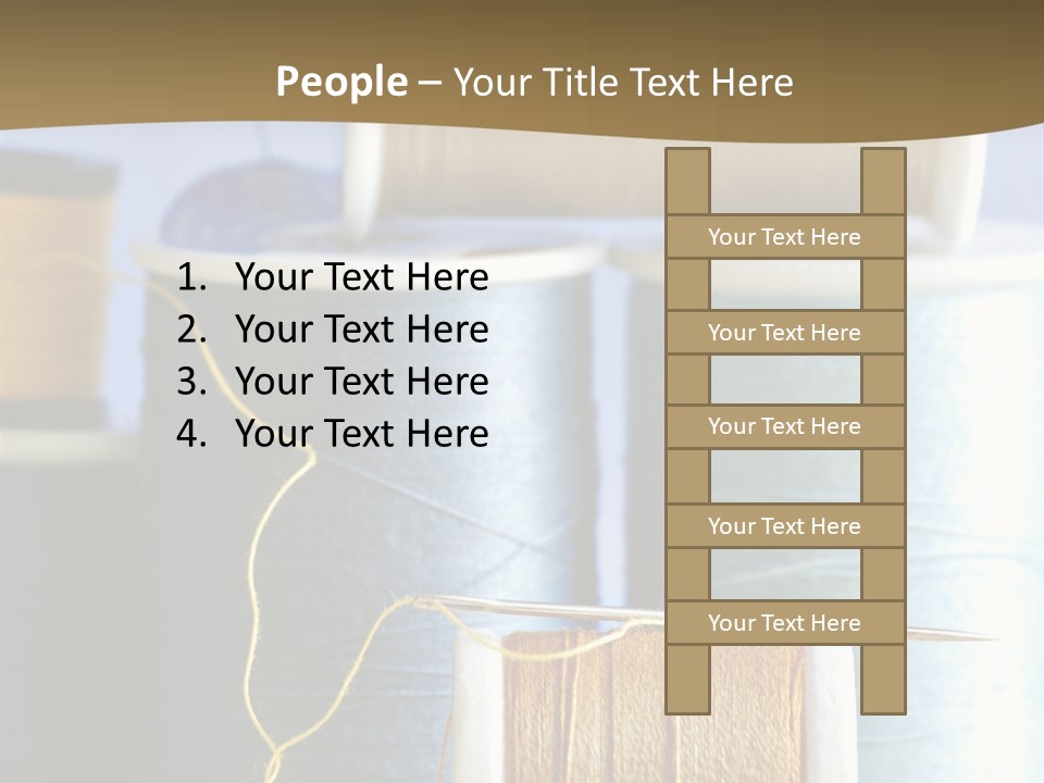 Multiple Spool Tiny PowerPoint Template