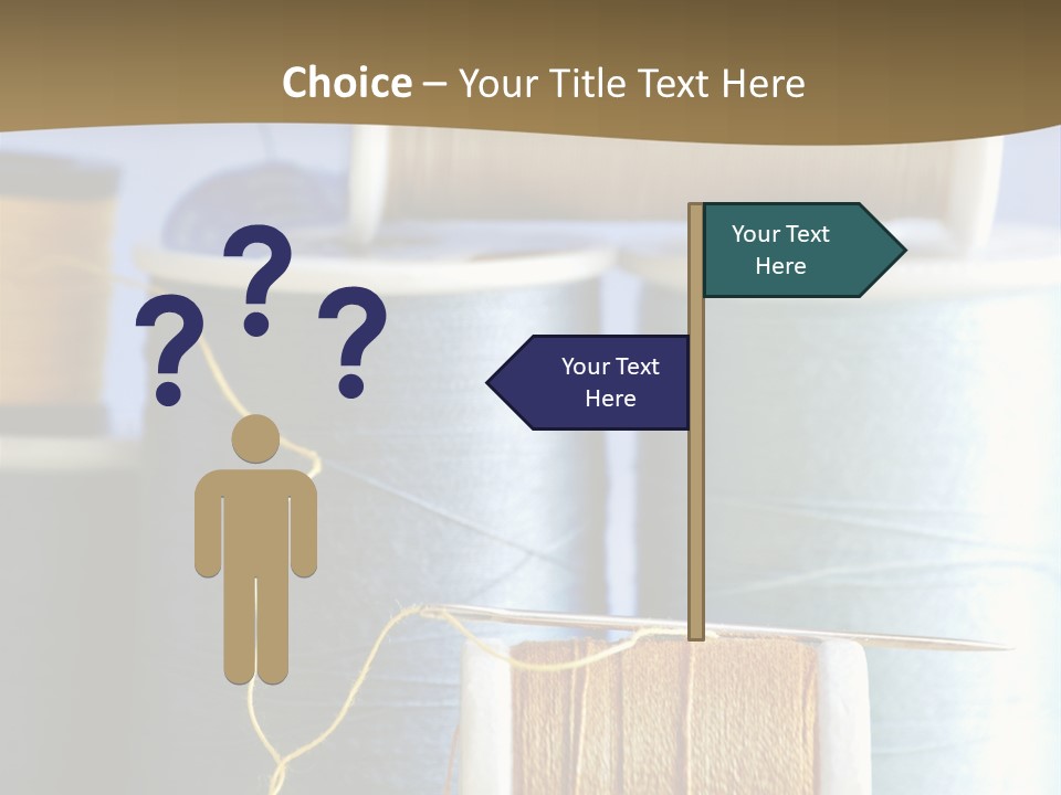 Multiple Spool Tiny PowerPoint Template