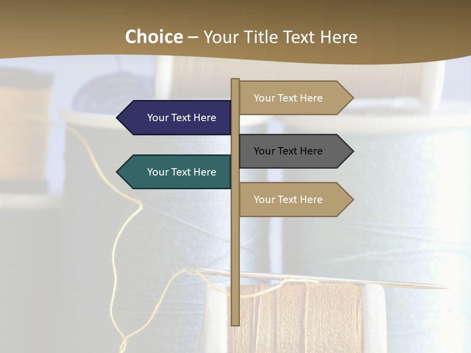 Multiple Spool Tiny PowerPoint Template