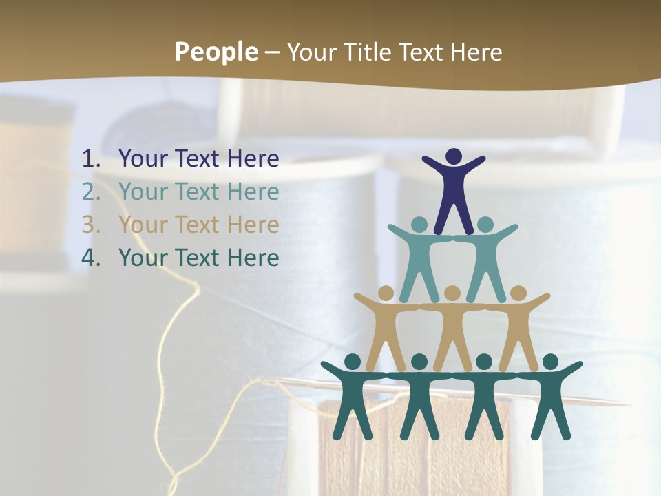 Multiple Spool Tiny PowerPoint Template