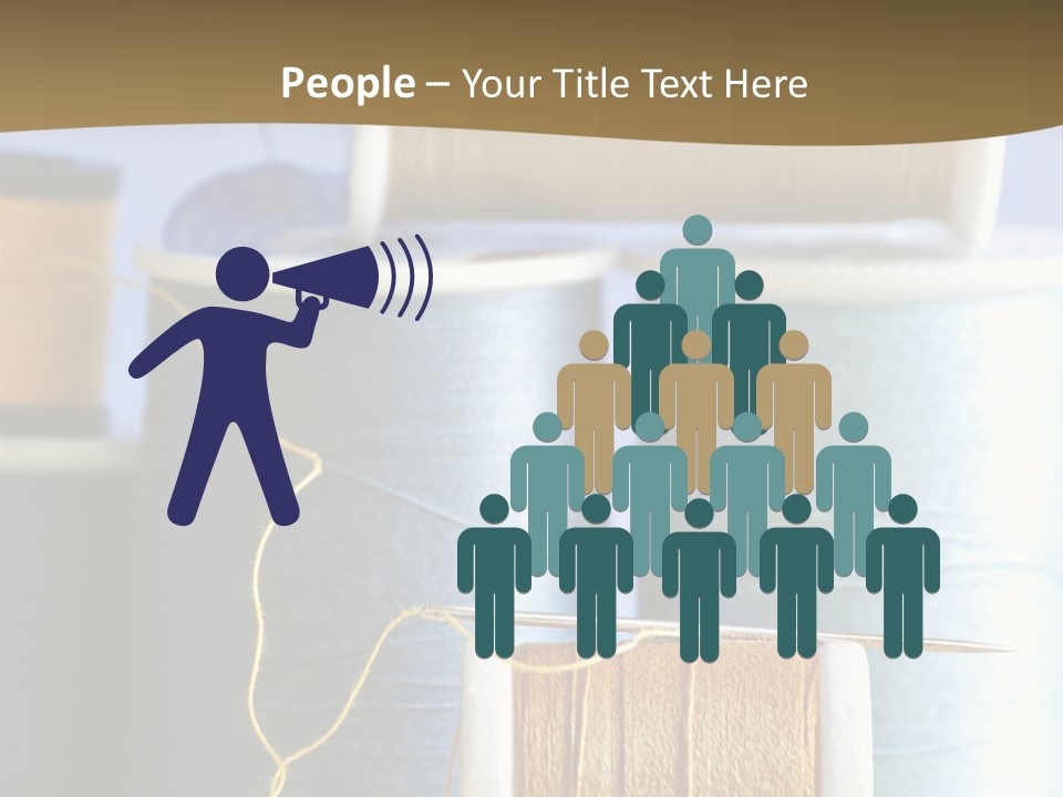 Multiple Spool Tiny PowerPoint Template