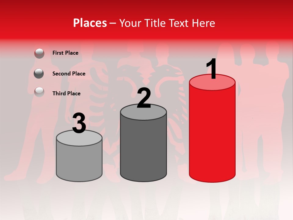 Sport Outline Woman PowerPoint Template