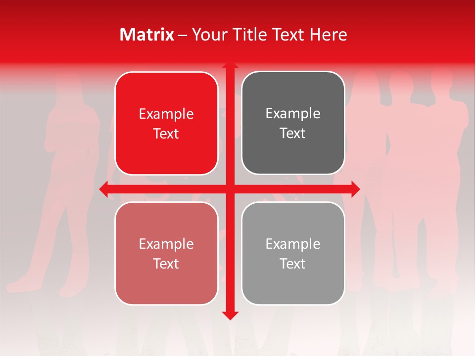 Sport Outline Woman PowerPoint Template