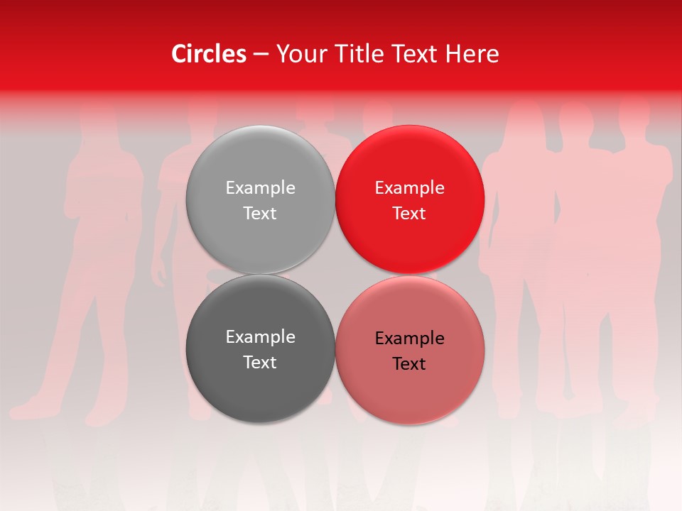 Sport Outline Woman PowerPoint Template