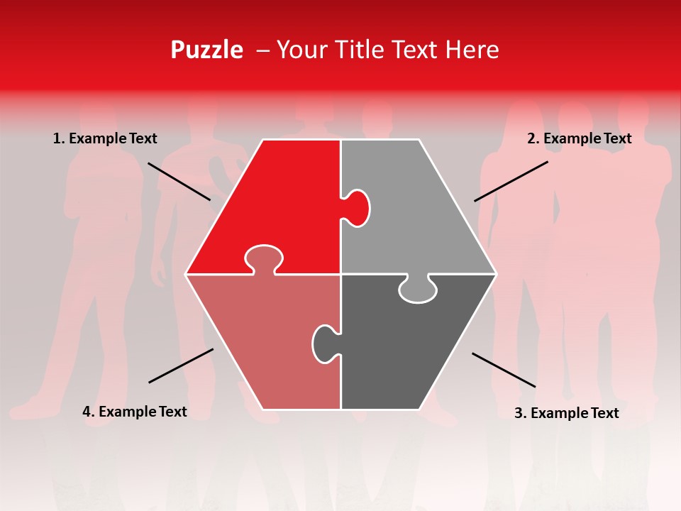 Sport Outline Woman PowerPoint Template