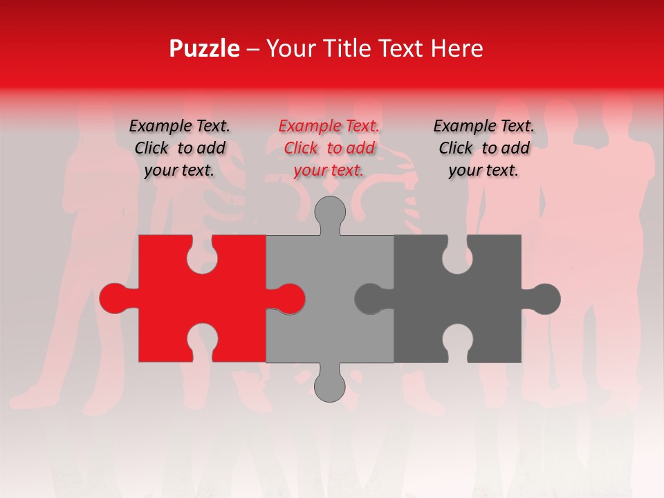 Sport Outline Woman PowerPoint Template