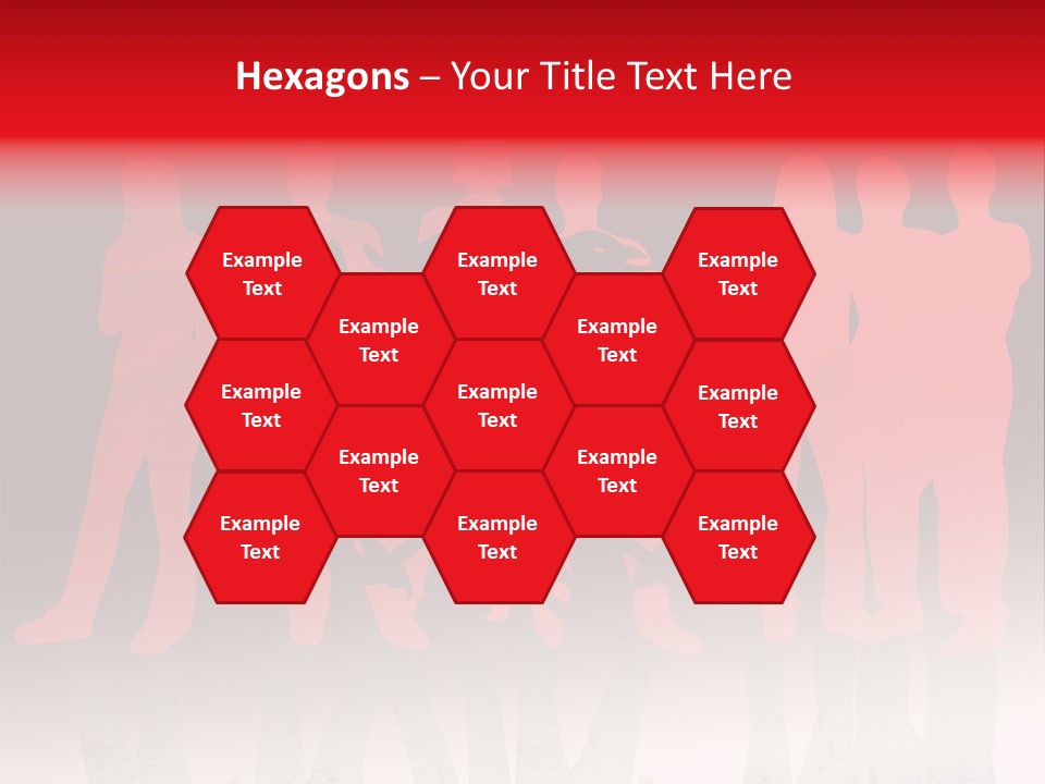 Sport Outline Woman PowerPoint Template