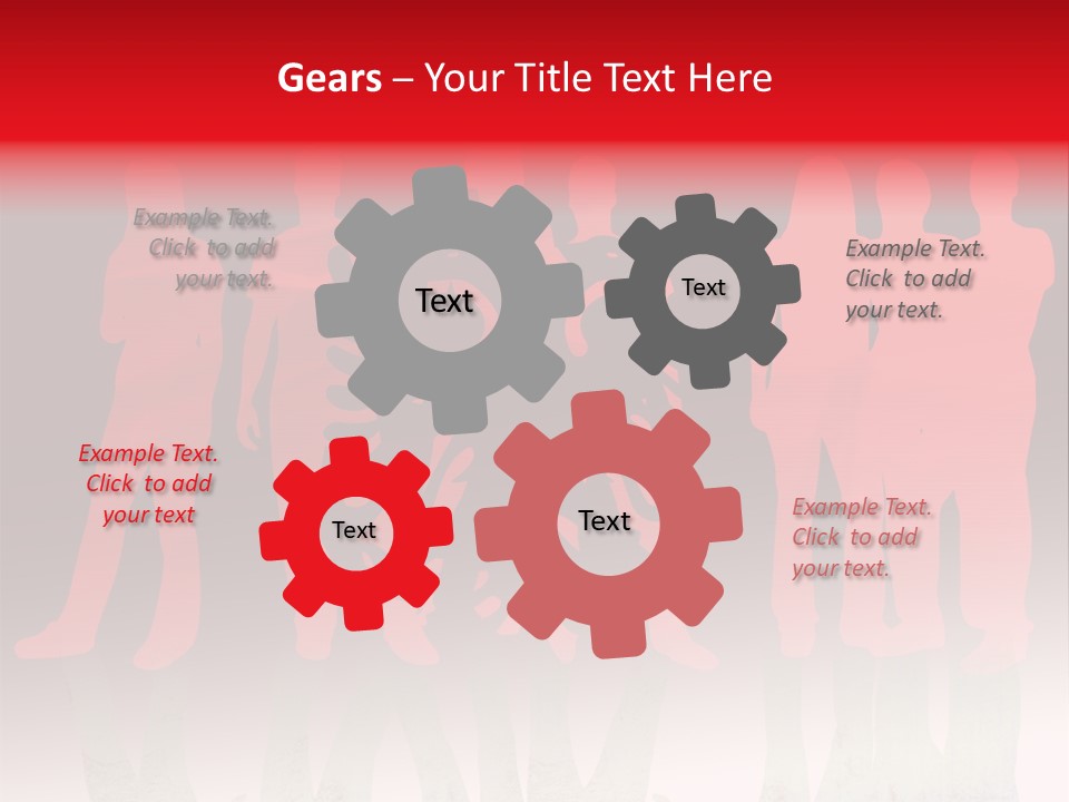 Sport Outline Woman PowerPoint Template