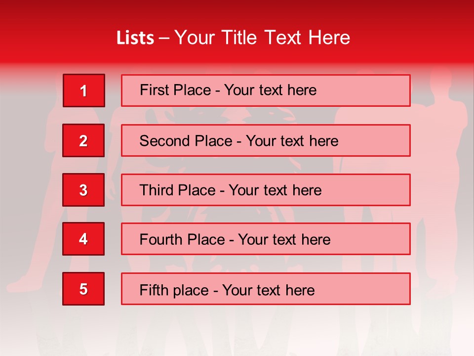 Sport Outline Woman PowerPoint Template