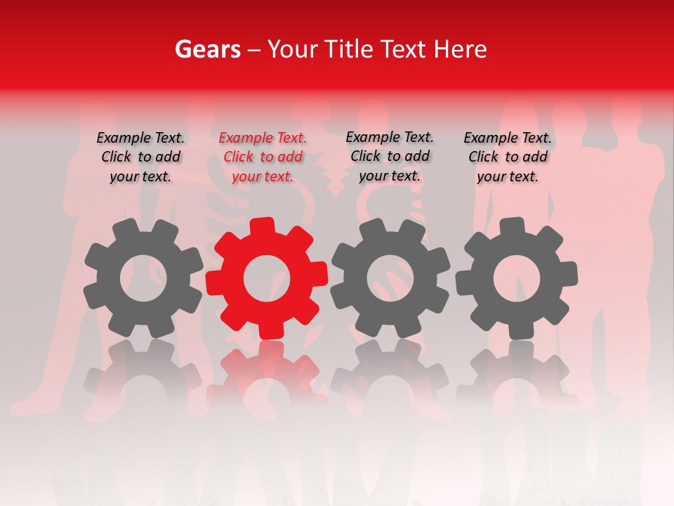 Sport Outline Woman PowerPoint Template