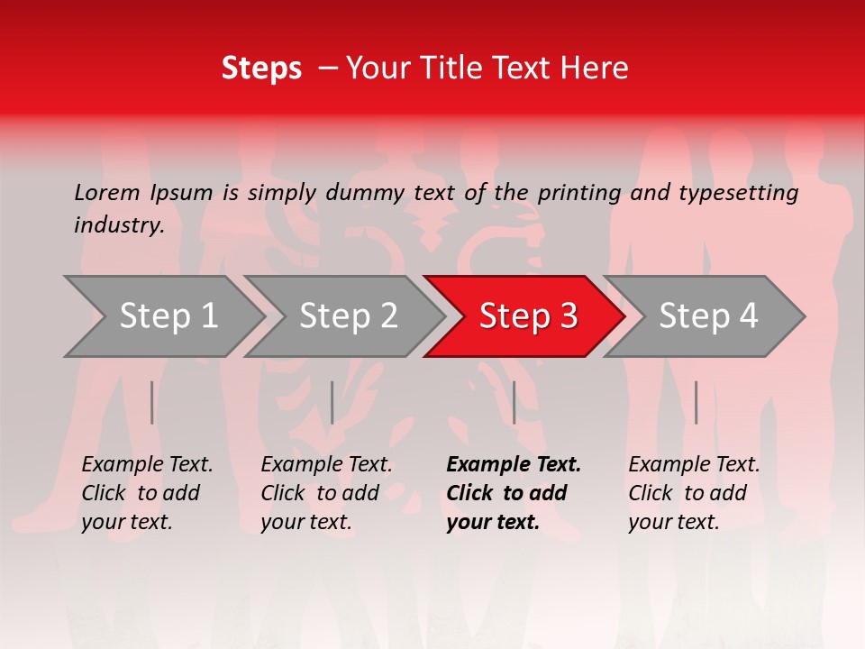 Sport Outline Woman PowerPoint Template