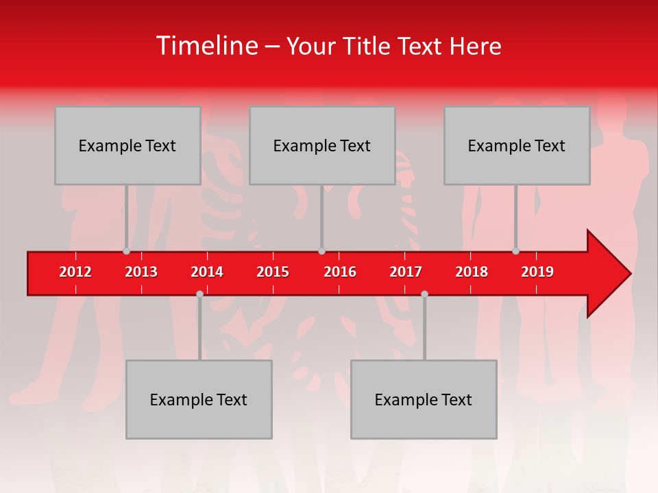 Sport Outline Woman PowerPoint Template