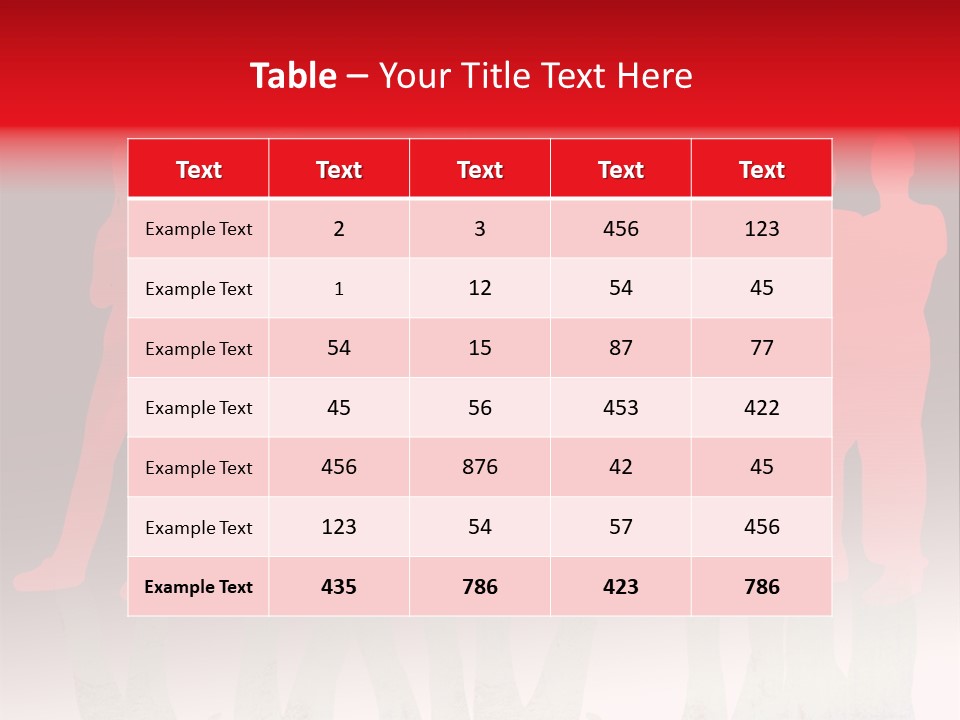 Sport Outline Woman PowerPoint Template