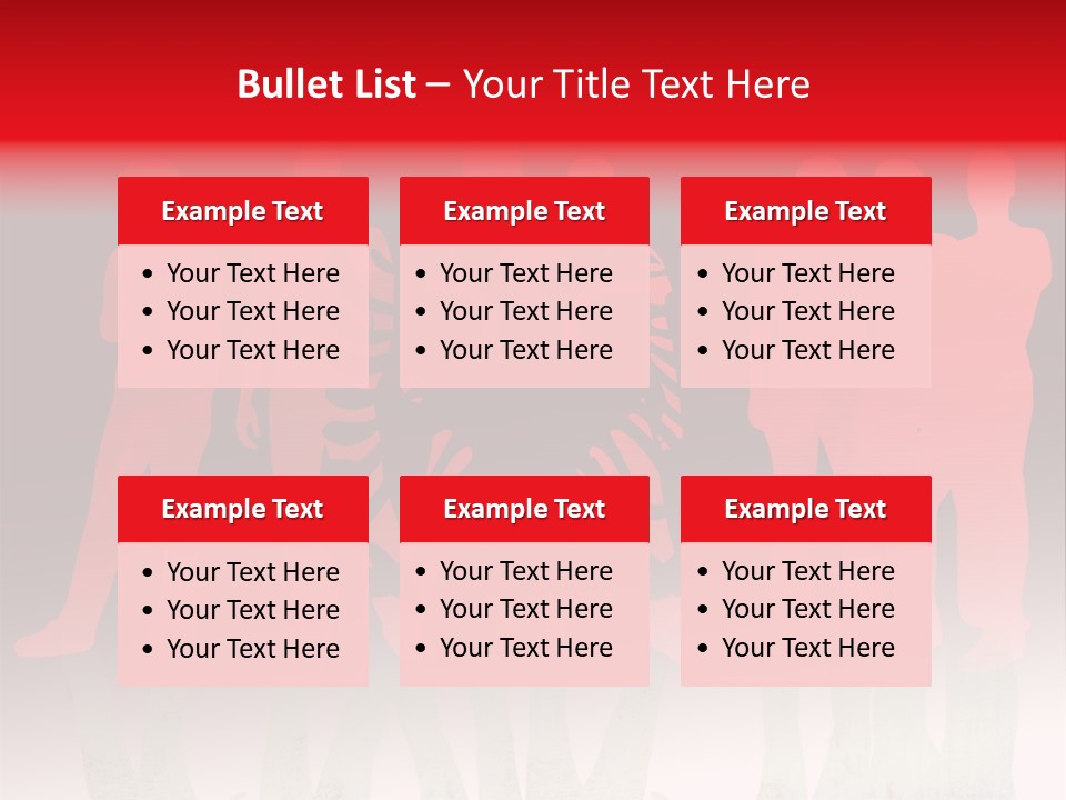 Sport Outline Woman PowerPoint Template