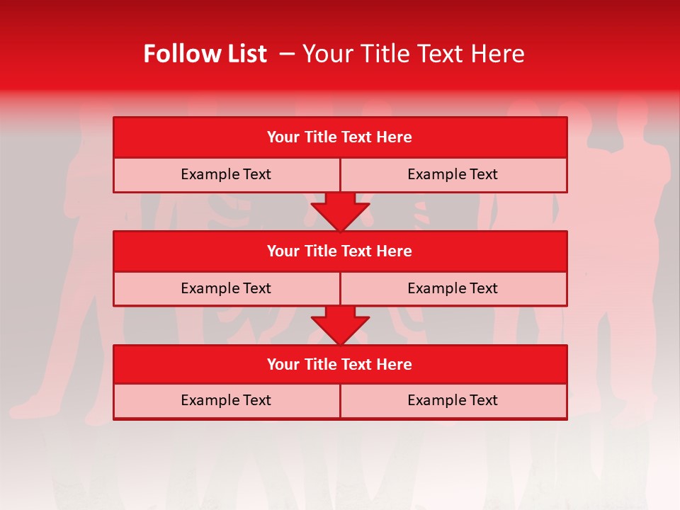 Sport Outline Woman PowerPoint Template